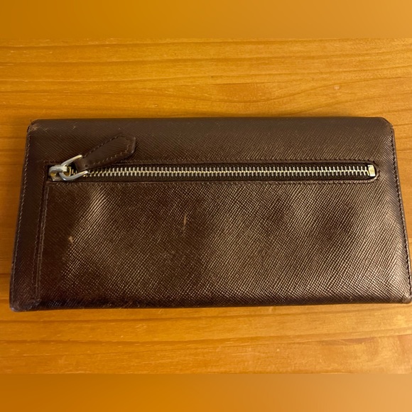 Prada Bronze Leather Wallet - Picture 3 of 14